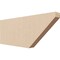 Ekena Millwork 2in. W x 8in. H x 20in. L Concord Woodgrain TimberThane Rafter Tail, Primed Tan RFTUR02X08X20CONRCPR - alternate 1